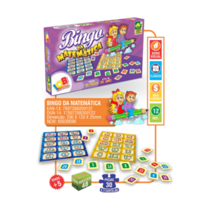 Brinquedo Educativo Bingo da Matemática Iob