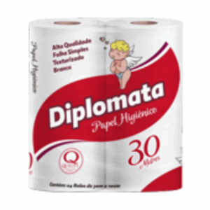 Papel Higiênico Diplomata Pacote com 4 unidades