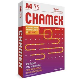 Papel Sulfite A4 Chamex 210x297mm 75G Resma com 500 folhas