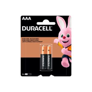 Pilha Alcalina AAA Duracell 2 Unid