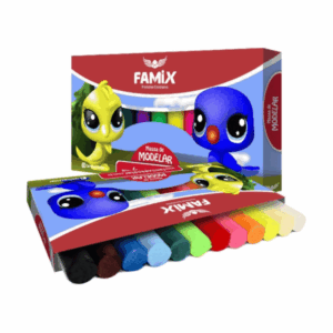 Massa de Modelar Soft 180G 12 Cores Famix