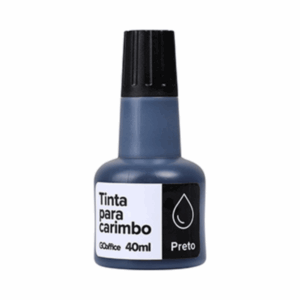 Tinta para Carimbo Go Office Preta 40ml