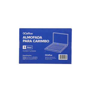 Almofada para Carimbo Go Office N3 Azul