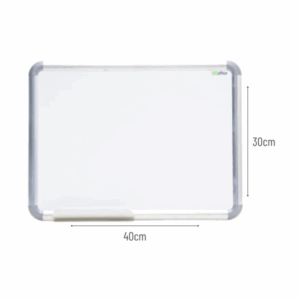 Quadro Branco 40x30cm Moldura Alumínio Go Office