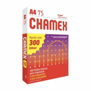 Papel Sulfite A4 Chamex 210x297mm 75G Resma com 300 folhas
