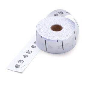 Bobina para Senha Defixi 3 Dígitos rolo com 2000 Números