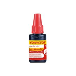 Tinta para Pincel Marcador Compactor 20ml Vermelho
