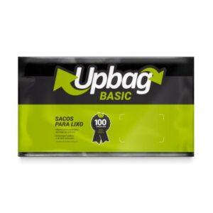 Saco para Lixo Basic Up Bag Preto 50L Pacote com 50 unidades
