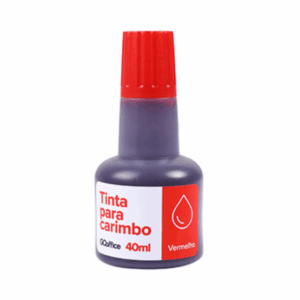 Tinta para Carimbo Go Office Vermelha 40ml