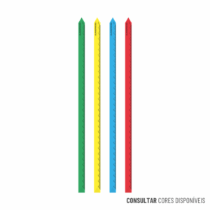 Régua de Plástico Triangular Trix 30cm Leonora