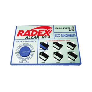 Almofada para Carimbo N4 Azul Radex