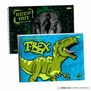 Caderno de Desenho Espiral Capa Dura Stone 80 Folhas Jandaia