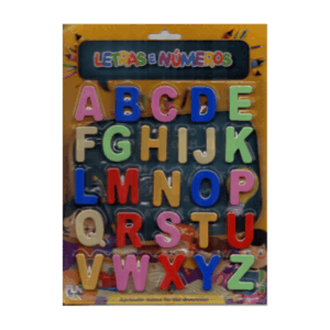 Brinquedo Educativo Letras de Plástico Alfabeto
