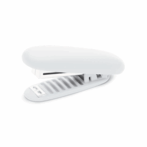 Mini Grampeador Plástico Semiautomático Branco MX-G15D Maxprint