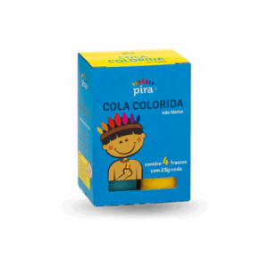 Cola Colorida 25G 4 Cores Pira