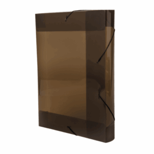 Pasta Aba Elástico Ofício 5,5cm Fumê Dello