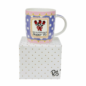Caneca Porcelana Super Vó Coleção Ramalhete + Caixa