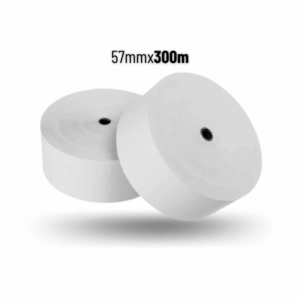 Bobina Térmica Branca Relógio de Ponto 57X300 Rio Branco