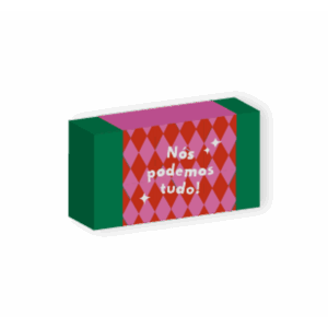 Borracha Positive Vibes Cores Sortidas Leonora