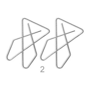 Grampo Trançado Niquelado N2 ACC Caixa com 50 unidades