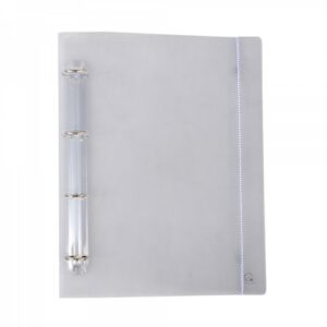 Pasta Fichário Oficio com 4 Argolas 30mm Transparente Plascony