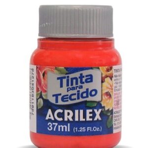 Tinta para Tecido Fosca 37ml Vermelho Fogo