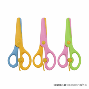 Tesoura Escolar 13cm Kids Leonora