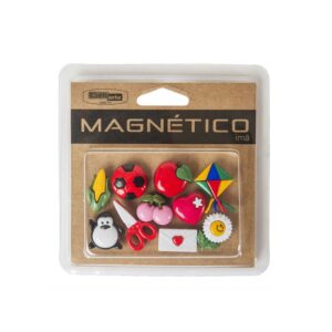Imã para Fixação Decorado com 10 Unidades