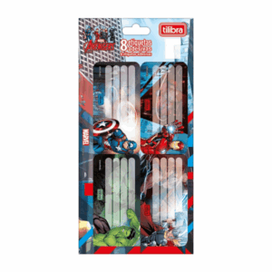 Etiqueta Escolar Adesiva Avengers com 8 Etiquetas