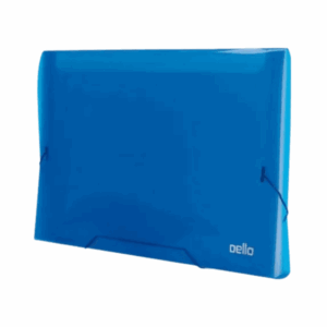 Pasta Sanfonada A4 com 12 Divisórias Line Azul Dello