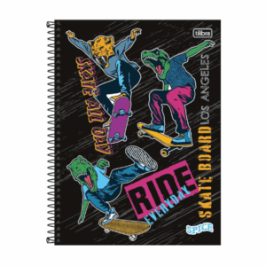 Caderno Universitário 1 Matéria Capa Dura Spice Masculino 80 Folhas