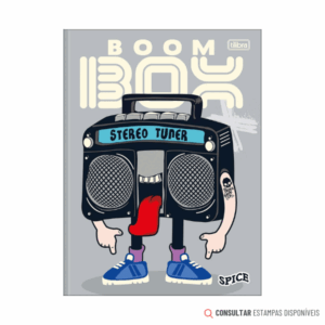 Caderno Brochura Universitário Capa Dura Spice 80 Folhas