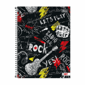 Caderno Universitário 12 Matérias Capa Dura Hit Masculino 192 Folhas