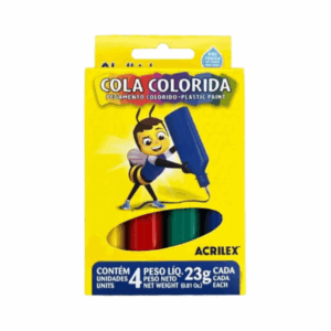 Cola Colorida 23G 4 Cores Acrilex