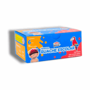 Tinta Guache 15ml 6 Cores Pira