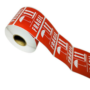 Etiqueta Adesiva Green Paper Frágil 60mmx40m Rolo 500 Etiquetas