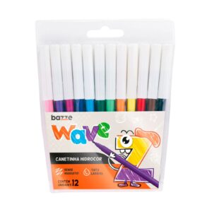 Canetinha Hidrocor 12 Cores Bazze Tris