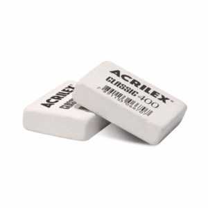 Borracha Branca Pequena Classic 400 Acrilex