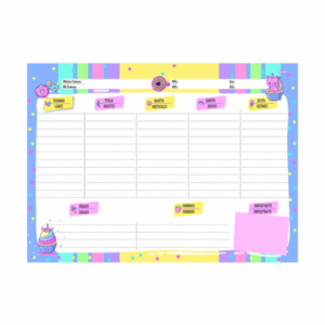 Agenda Planner Permanente Semanal 27,5x20cm Be Happy 53 Folhas SD