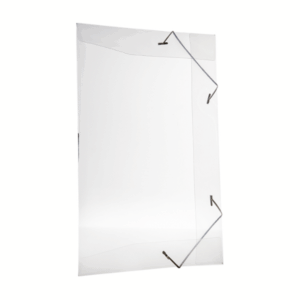 Pasta Aba Elástico Ofício Fina Transparente Acp