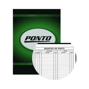 Livro de Ponto Pequeno 2 Assinaturas 160 FL Animativa