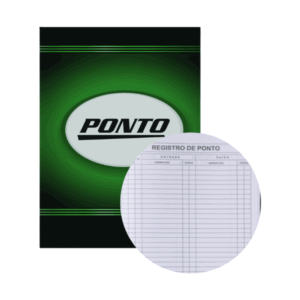 Livro de Ponto Grande 4 Assinaturas 100 FL Animativa