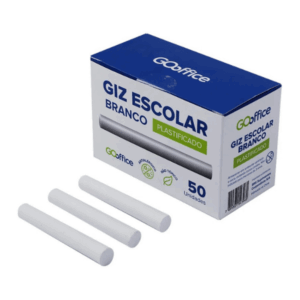 Giz Escolar Branco Go Office CX C/50 UN