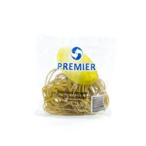 Elástico de Borracha Amarelo N18 com 60 unidades Premier