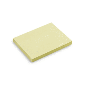 Bloco Adesivo 76x100mm Amarelo C/100 FL Maxprint