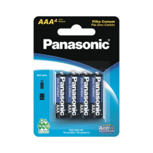 Pilha Comum AAA (Palito) Panasonic PT C/4 UN